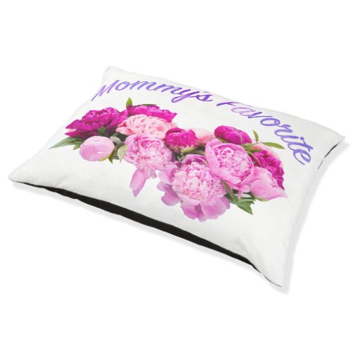 Princess Mommys Favorite With Peonies Dog Bed