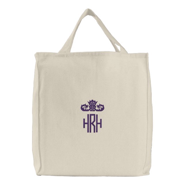 Princess Monogram Tote (Front)