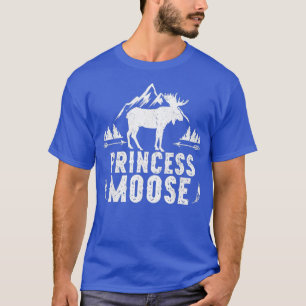 Princess Moose Matching Family Camping Hiking T-Shirt