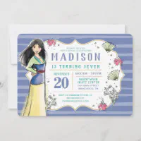 Watercolor Princess Birthday Invitation - .de