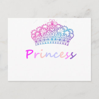 Princess (multi-colored) postcard