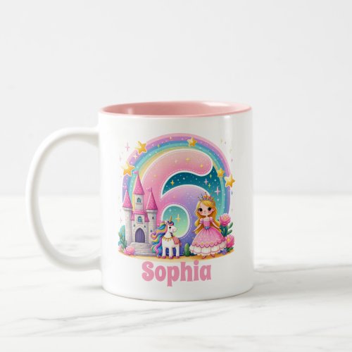 Princess name Enchanted Kingdom Two_Tone Coffee Mug