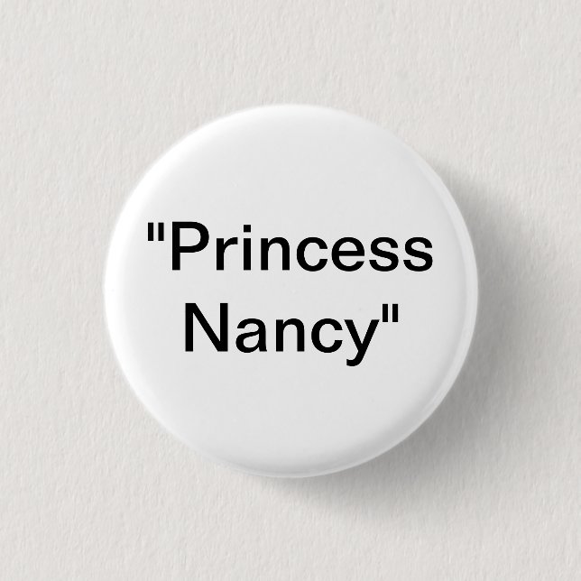 Princess Nancy Button (Front)