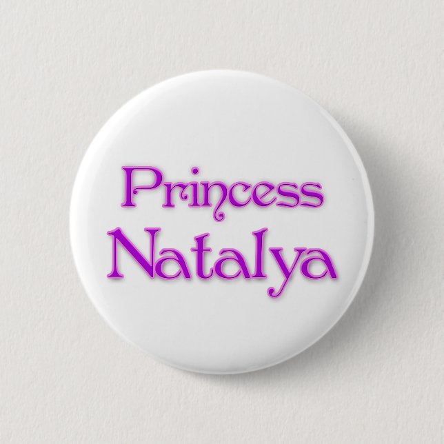 Princess Natalya Pinback Button (Front)