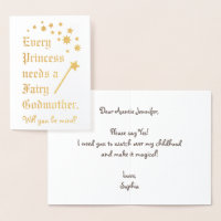 Princess Needs a Fairy Godmother Magic Wand Stars 