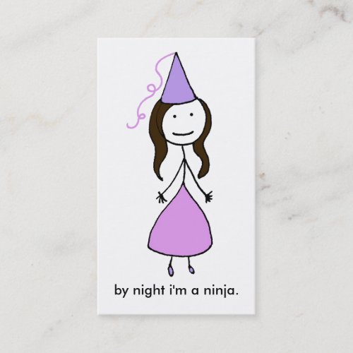 Princess Ninja Business Card