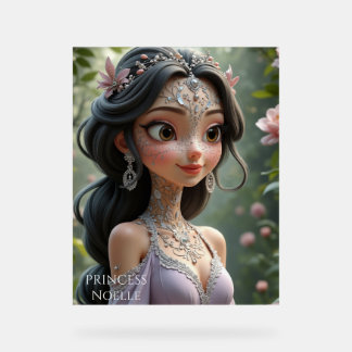 Princess Noelle: Enchanted Grace Acrylic Sign