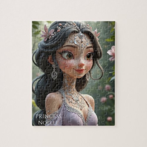 Princess Noelle: Enchanted Grace Jigsaw Puzzle from MrJP on Zazzle
