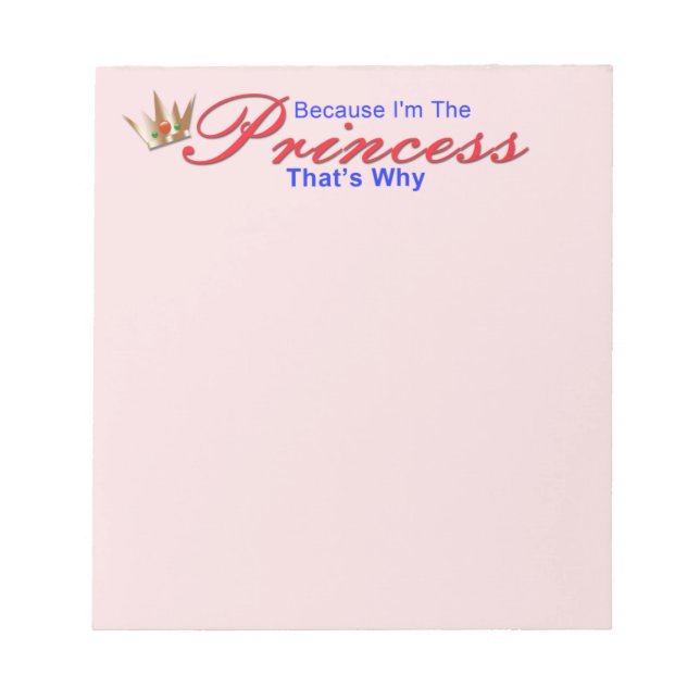 Princess Notepad (Front)