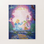 Princess Odette Personalized Photo Puzzle<br><div class="desc">Photo Puzzle featuring the animated characters, Prince Derek and Princess Odette - in her human and Swan forms, from the classic Swan Princess film. Includes the original Swan Princess logo. This is a PHOTO VERSION of puzzle so You can personalize it by adding Your photo and placing it under. To...</div>