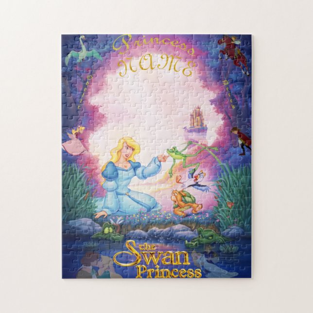 Princess Odette Personalized Photo Puzzle (Vertical)