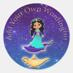 Princess of Arabian Nights Genie Magical Stickers