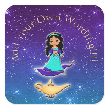 Princess of Arabian Nights Genie Magical Stickers
