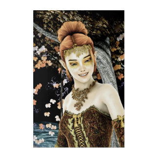 Princess of Autumn Acrylic Print