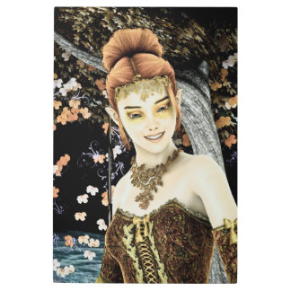 Princess of Autumn Metal Print