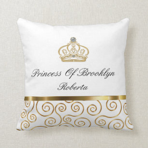 Princess Of Brooklyn Throw Pillow