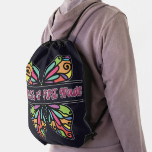 Princess Of First Grade Baby Bodysuit Drawstring Bag