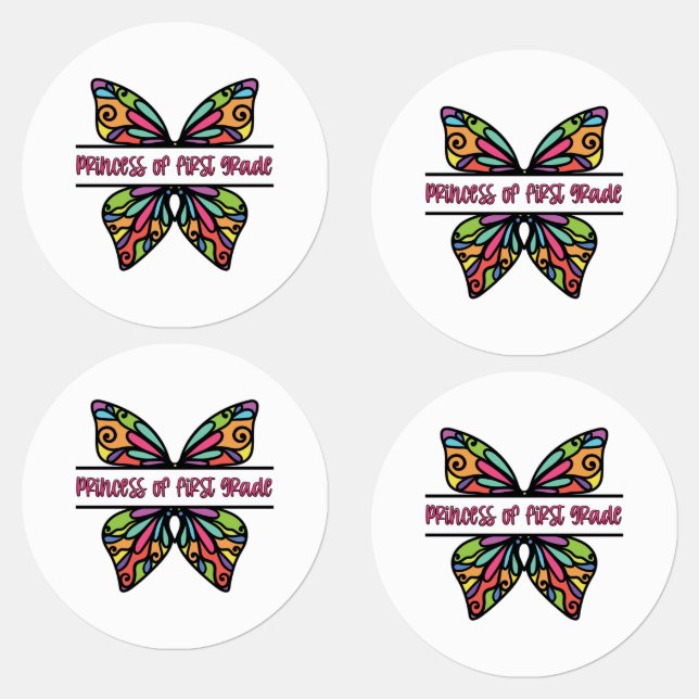 Princess Of First Grade Labels (Group)