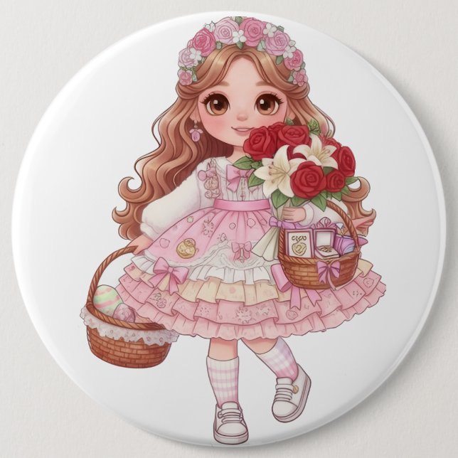 princess of hearts button (Front)