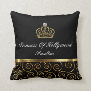 Princess Of Hollywood Throw Pillow