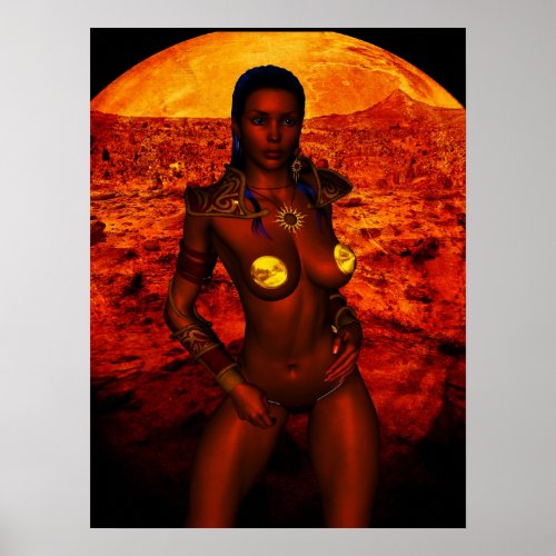 Princess of Mars Fantasy Poster