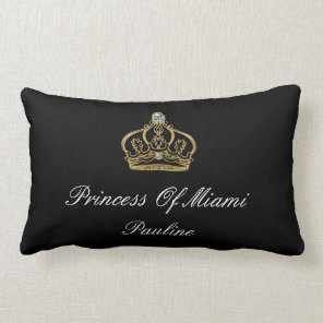 Princess Of Miami Lumbar Pillow