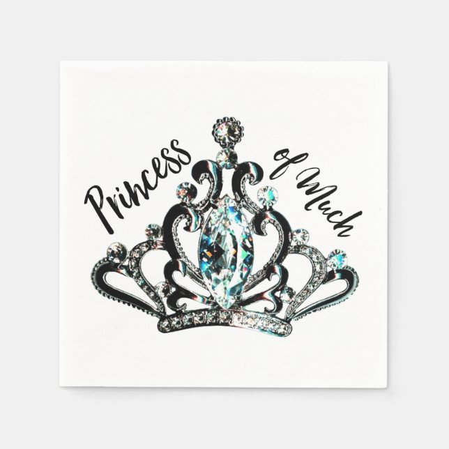 Princess of Much! Paper Napkins (Front)