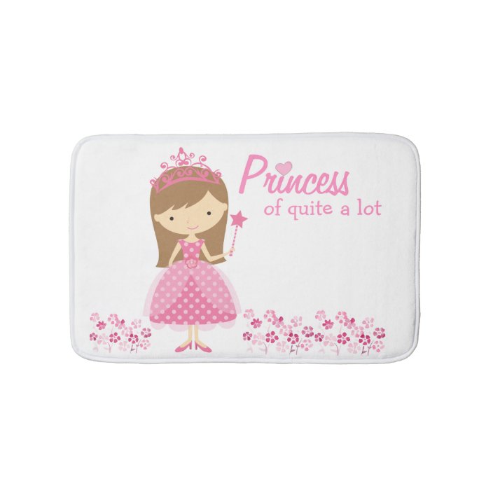 Princess of Pink Bath Mat Zazzle