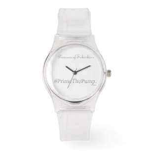 Princess of Suburbia ® # Prime The Pump (Pink) Watch