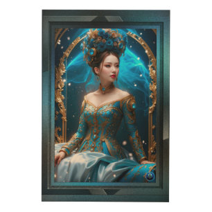 Princess Of The Blue Rose AI Art by Xzendor7