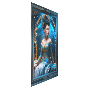 Princess Of The Blue Rose AI Art by Xzendor7