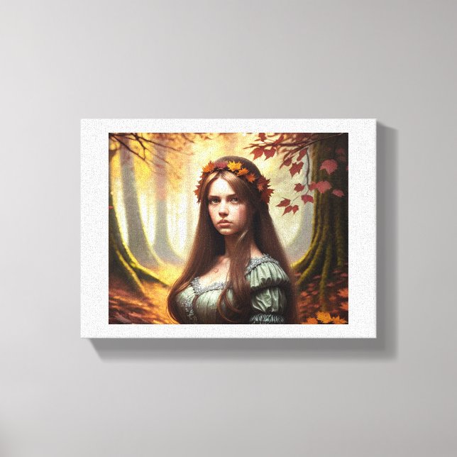 Princess of the Forest Canvas Print (Front)