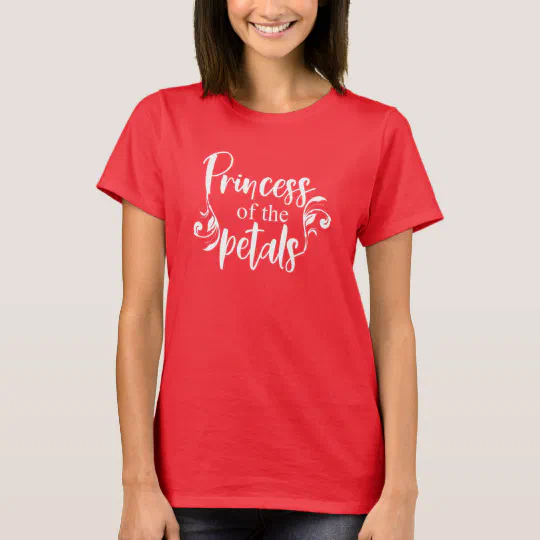 Petal Princess Wedding Flower Girl Short-Sleeve Unisex T-Shirt Cute Florist Design