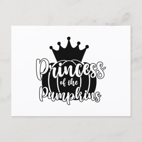 Princess of the Pumpkins Postcard