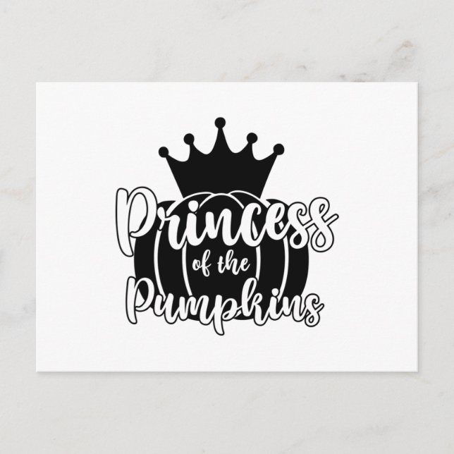 Princess of the Pumpkins Postcard (Front)