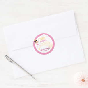 Princess of the Stars, A Magical Wishes Classic Round Sticker
