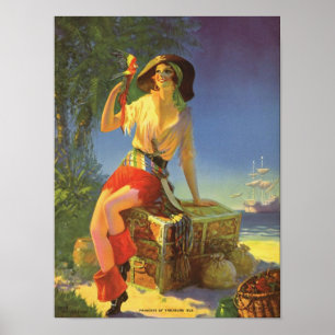 Princess of Treasure Isle - Edward Mason Eggleston Poster