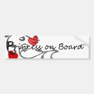 Princess on Board Sticker2 Bumper Sticker