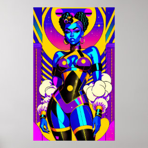 Princess on the Prowl - Ken Gage Art Poster