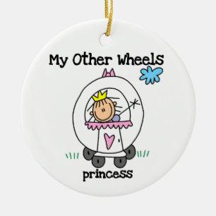 Princess Other Wheels Ceramic Ornament