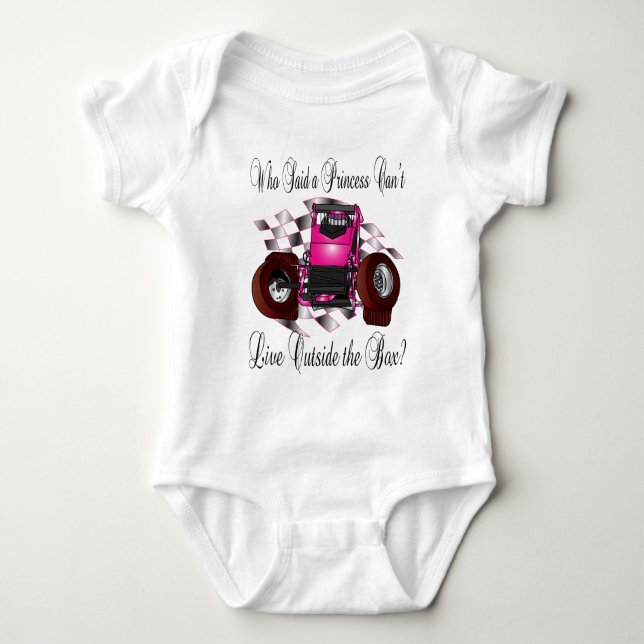 Princess outside the bos baby bodysuit (Front)