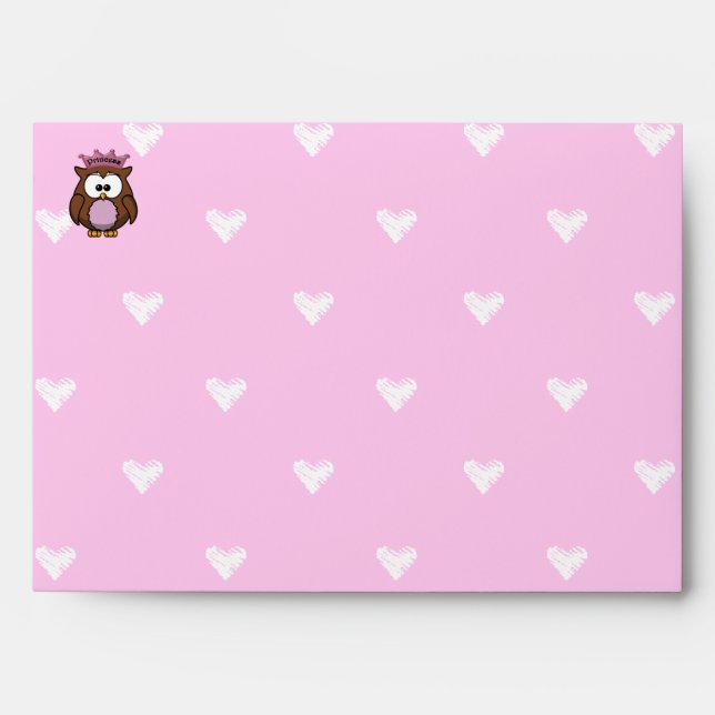 Princess owl envelope (Front)