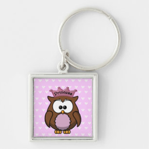 princess owl keychain