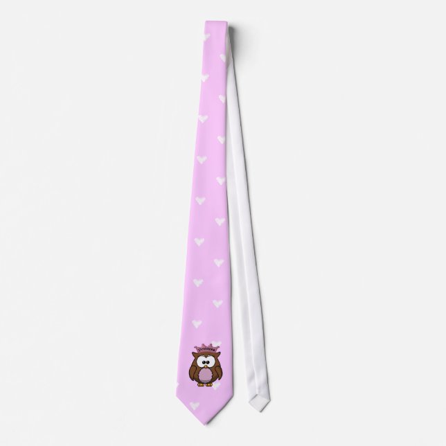 princess owl neck tie (Front)