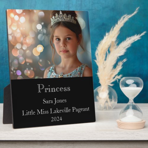 Princess Pageant Plaque