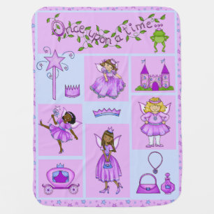 Princess Pals (Purple Collection) Baby Blanket