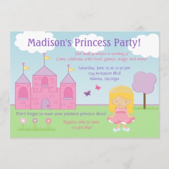 Princess Party Invitation by InvitationBlvd at Zazzle