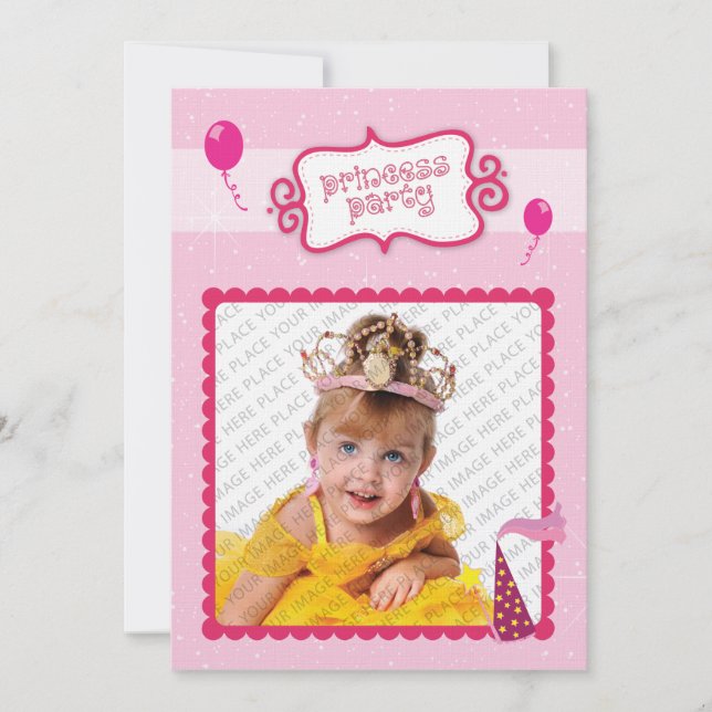 Princess Party Invitation (Front)