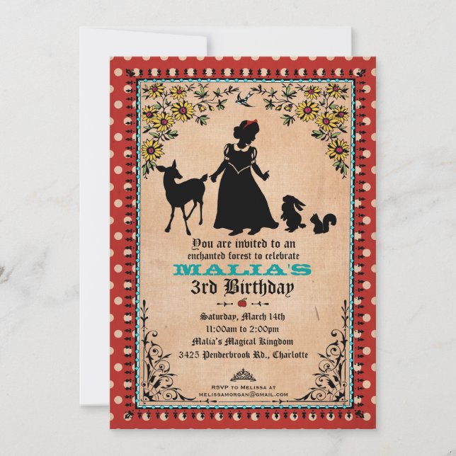 Princess Party Invitation (Front)