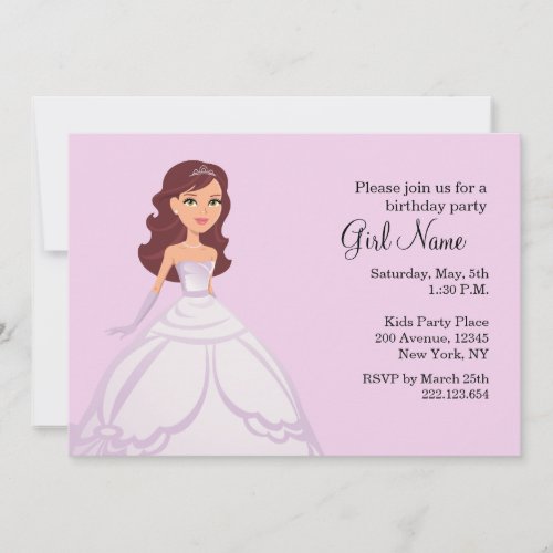 Princess Party Invitation